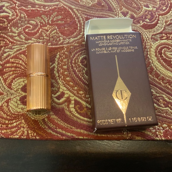 Charlotte Tilbury Pillow Talk Long Lasting Lipstick Matte Revolution Mini 0.03oz - Picture 2 of 3